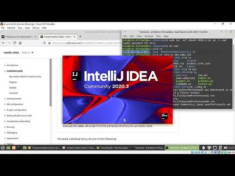 Install JetBrains IntelliJ IDEA (Community Edition) on Linux Mint 20
