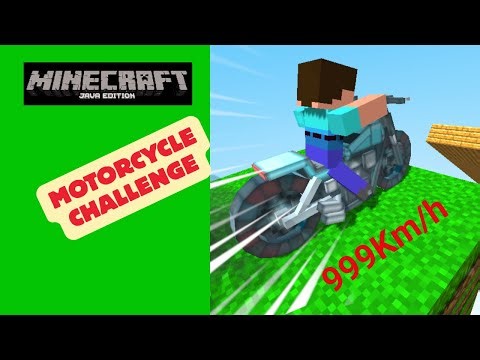 Minecraft Moto Madness | Crazy Motorcycle Adventure in Block World!