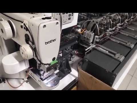 Automatic Label Sewing Machine | Cutting & Feeding System