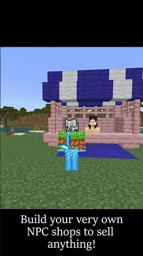 NPC Shop Tutorial Bedrock Commands | Minecraft Bedrock