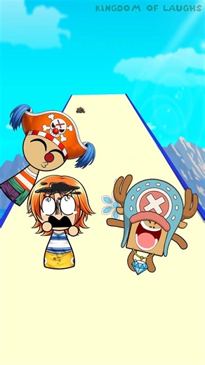 Bad Luck Challenge! Nami vs Chopper 🏴‍☠️ | One Piece Season 2 Parody