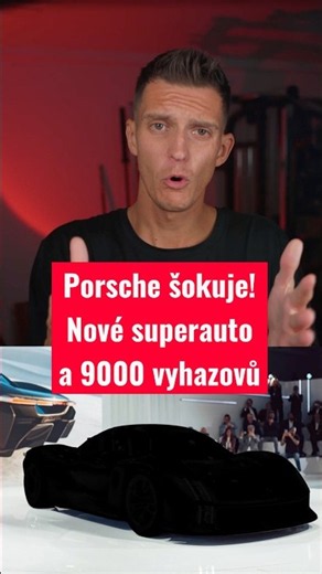 Porsche šokuje! Nové superauto a 9000 vyhazovů #porsche #auta #porsche911 #missions #porschemissions