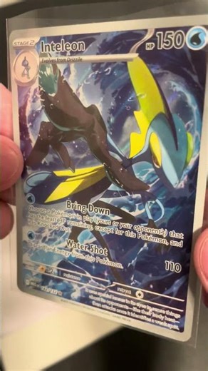Inteleon Full Art Pokemon Card!