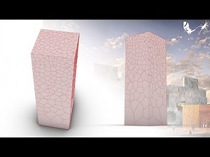 [Grasshopper] How to create Voronoi cells that gradually change in size [Data download available]