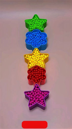 Rainbow Beads Star ASMR 🌈⭐ #satisfying #shorts #asmr #greenscreen #gaming #games #viral