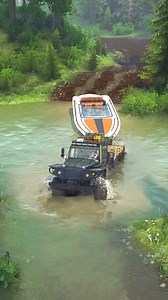 39K views · 89 reactions | Large Transport Vehicle Crossing Dangerous River !!! MudRunner #mudrunner #gamingworld | Gaming World | Facebook