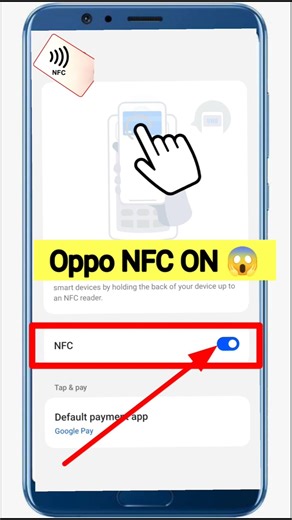 Oppo NFC ON & Use Kaise Kare 😱 | How to Use NFC in Oppo Phone #shorts #oppoNFC
