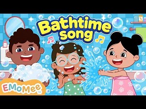 Bath Song🛀 | Sing Along | Nursery Rhymes and Songs for Kids | EMoMee