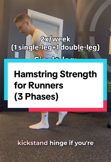 When I’m evaluating a runner that’s had hamstring issues, Im not just asking “is the muscle strong?” I ask: • Can the pelvis control position while the legs move? • Can the muscle tolerate load at long lengths? • Can the tendon handle speed and elastic demand? So using this framework, I’ve developed a 3-phase hamstring strength protocol I use with runners. Like any protocol, look at as more of a guideline and not individualized exercise prescription: In the video, I go in-depth explaining what t