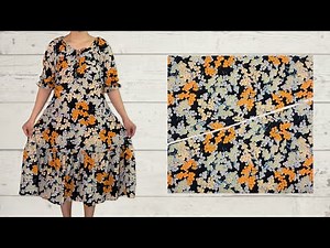From Fabric to Fashion: Easy Flowy Floral Dress Tutorial