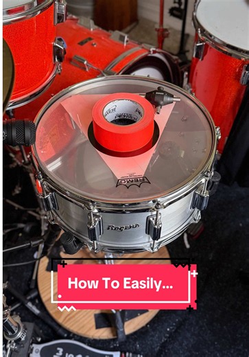 Tech Tip: How to easily dampen your snare drum like Alex Van Halen! When it comes to drums, it’s often the little things that can come out of necessity. How Alex Van Halen approached dampening his snare drum is a great example of that. If you didn’t know, one of the techniques associated with Alex’s signature snare sound, heard on songs like “Hot for Teacher”, involved placing gaffer tape underneath the batter head to help create a more focused and dry sound. The cool part? The tape wasn’t place