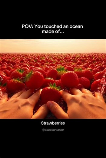 POV: You touched an Ocean made of.... 🥭💦🍫🍓[ ASMR ]