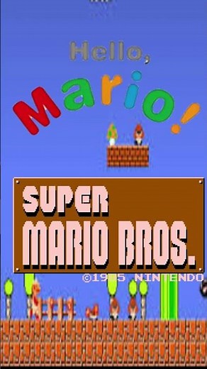 Hello, Mario! music mashup. #supermariobros #hellomario