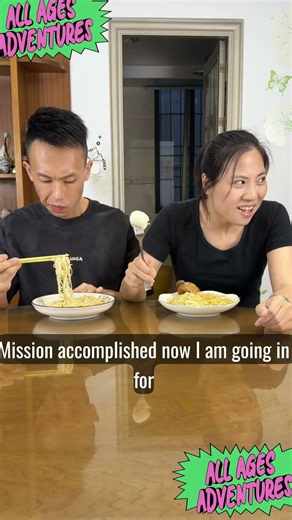Hilarious Noodle Eating Competition Gone Wrong 🤣