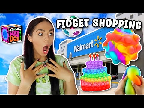 Fidget Toys Shopping At Walmart + Store Bought Slime Shopping!😱🤑