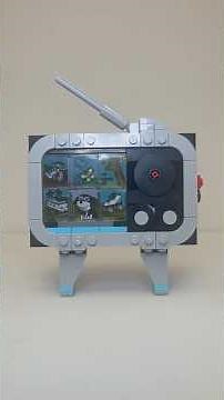 Retro TV with an antenna from LEGO buildind set 31147