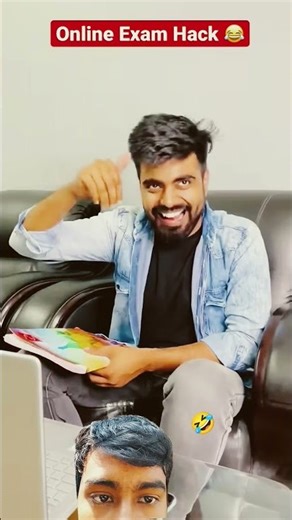 Online exam hack🤣🤣 #comedy #funny #dushyantkukreja #viral