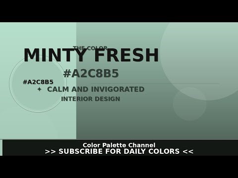 The Color Minty Fresh (#A2C8B5) — Color Psychology & Design