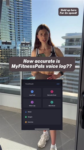 Testing MFPs voice log feature 🤔 to show you that tracking calories really doesn’t have to take that long…and it wasn’t that off the mark! Anyone who finds tracking “too hard” “too time consuming” or “obsessive” … it’s because you’re doing it wrong… 😅 I actually recommend tracking to PRE PLAN what you are going to eat & meal prep in advanced… that is the best way to accurately hit your macros every single day without having to spend ages remembering what you had & tracking along the way… or sp