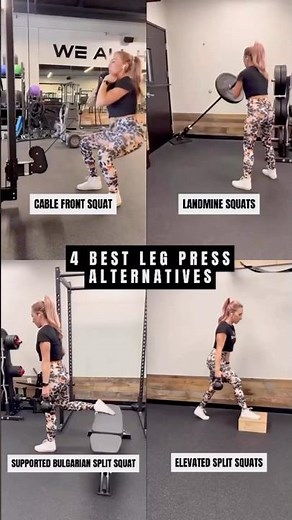 4 Best Leg Press Alternatives (No Machine Needed) | Build Quads & Glutes Anywhere