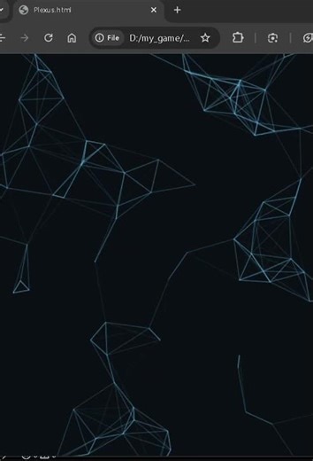 Plexus in HTML & CSS ⚡ | Code Breaker#html #coding #css