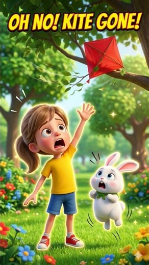 Milo & Tiko LOST Their Kite?! 😱🎈#LostKiteAdventure #animation #usakidscontent