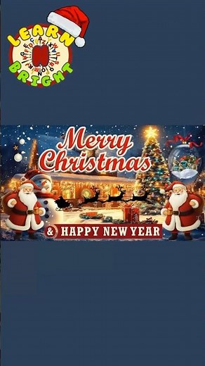 We Wish You a Merry Christmas and a Happy New Year Song | Merry Christmas Song for Kids with Lyrics