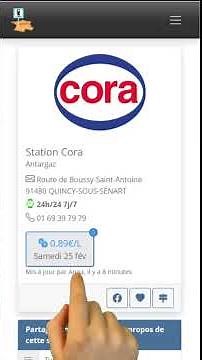 Chercher une station et relever le prix du GPL