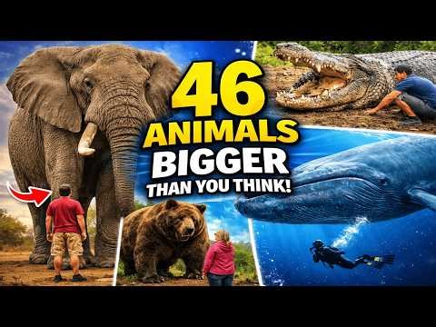 46 Photos That Prove Some Animals Are WAY Bigger Than You Think | Jaw-Dropping Animal Facts