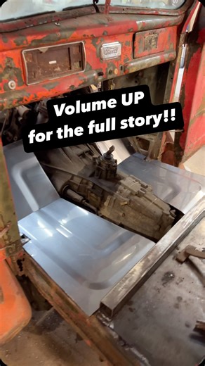 Washing machine tin for custom floor pans?? Yes please. #crossthreadgarage #fyp #dadanddaughter #sweetpatina #ford #powerstroke #hotshotssecret #coldcasecooled #crossthreadgarageandsalvage | Crossthread Garage & Salvage
