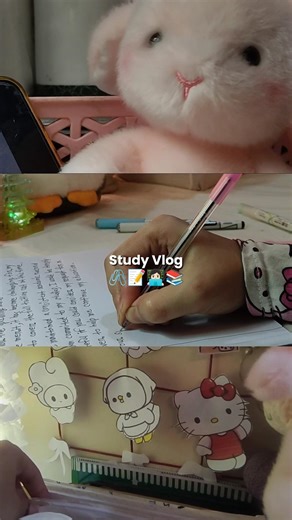 4 AM Cozy Study Vlog 🍂☕️ Waking Up Early to Study #study #students #studytips #aesthetic #shorts