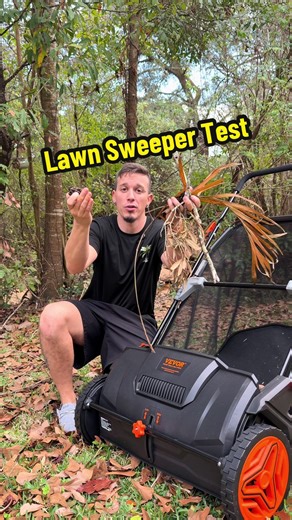If your yard is covered in leaves, this 21” sweeper becomes your new best friend. Big hopper bag, strong brushes, smooth rolling wheels—quick cleanup without the backache. #tiktokshopcreatorpicks #TikTokShopnewyearsale #newfunpicks #vevor #homeownersfavorites