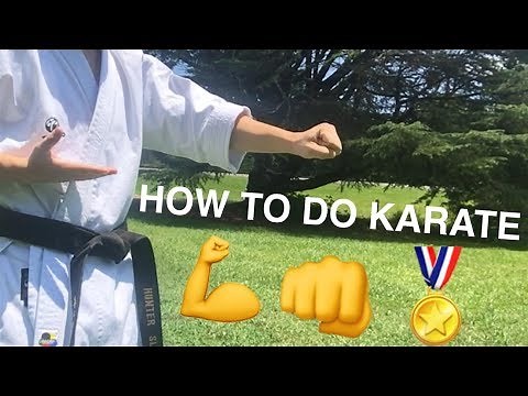 How to do karate / Learn the basics of karate: Karate for beginners lesson 1
