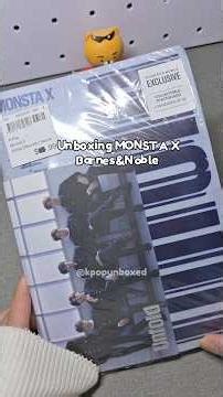 MONSTA X Unfold Heal Version Barnes & Noble Exclusive Unboxing #monstax #monbebe #kpop