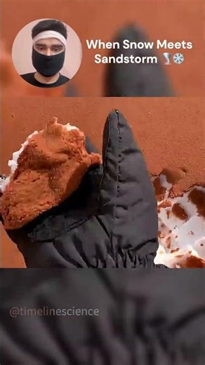 When Snow Meets Sandstorm