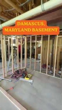 damascus, Maryland basement remodel