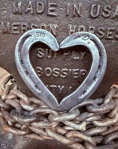 Hand Forged Horseshoe Heart: Blacksmith Decor, Recycled Metal - Etsy