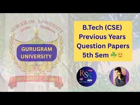 BTech CSE 5th Sem Papers | Gurugram University Papers | JAVA Microprocessor +5 more CSE Papers 2021