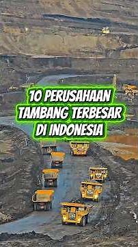 10 Tambang Terbesar di Indonesia! 💥 Siapa Penguasa Lahan Terluas? #EkonomiIndonesia #TopList