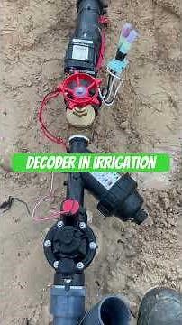 Remote control valve with decoder #irrigation #water #golfmaintenance