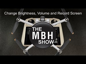 DJI RC Controller Brightness Volume and Screen recording