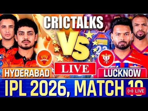 ipl cricket today live | SRH vs LSG live video
