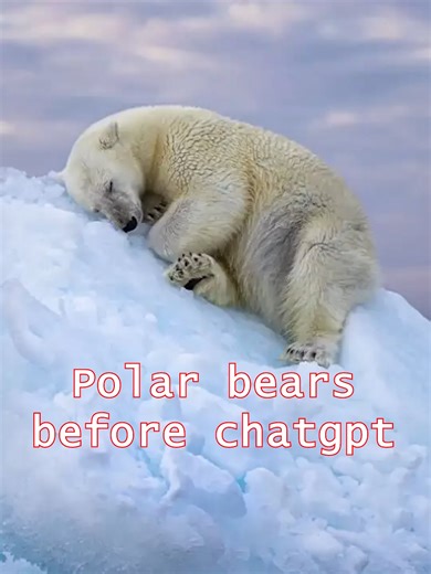 STOP USING AI!!! IT MELTS ICE&GLACIERS AND THAT CAN KILL POLAR BEARS, YOU MIGHT SAY “what do they do for me?” JUST BECAUSE THEY DONT DO ANYTHING FOR YOU DOESNT MEAN YOU CAN TRY AND KILL THEM!! STOP YSING CHATGPT AND OTHER AI TO HELP POLAR BEARS!! THEY HAVE LIVES LIKE US AND FAMILY. #StopAi #SavePolarBears #fyp #DontUseAi #fyppppppppppppppppppppppp