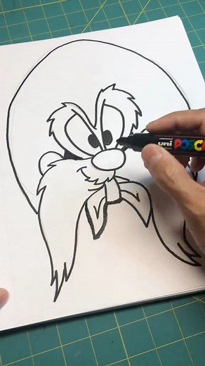 How to draw Yosemite Sam #art #artist #drawing #fbreels #reelsvideos #reelsinstagram #asmrsounds #satisfying #satisfyingvideos | Dude Drawz