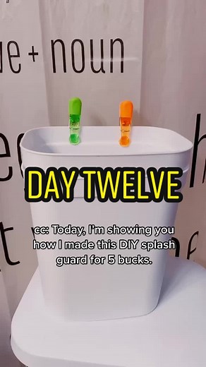 DIY Splash Guard for $5. WHAT?! 😍#clothdiapers #sprayer #spraydiapers #diaperlaundry #diy #hack #savemoney