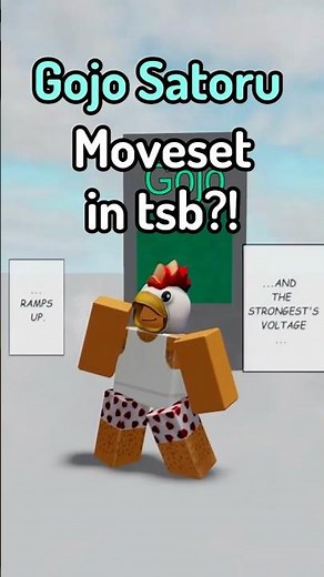 GOJO MOVESET IN TSB! #roblox #tsb #thestrongestbattlegrounds #combo