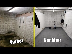 Old garage / complete new garage renovation yourself in 10 min / Before After DIY