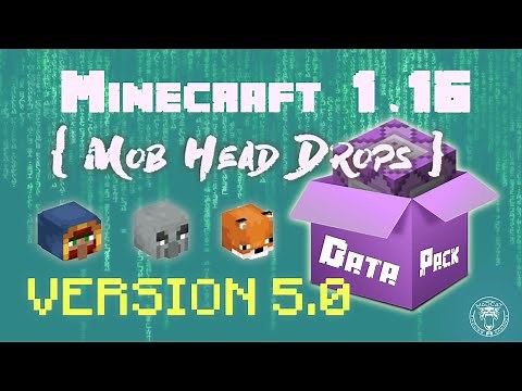 Mob Head Drops v5 for Minecraft 1.16+