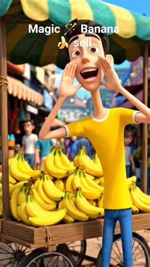 magic 🪄 Banana 🍌 sell #sorts #cartoon #funny #animation