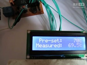 51单片机K型热电偶MAX6675温度控制系统